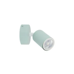 Wandspot Livia, groen, 13 cm, metaal, verstelbaar, GU10