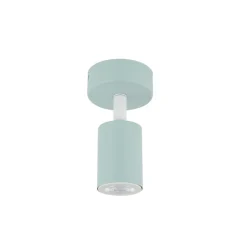 Wandspot Livia, groen, 13 cm, metaal, verstelbaar, GU10
