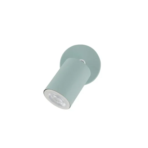 Wandspot Livia, groen, 13 cm, metaal, verstelbaar, GU10
