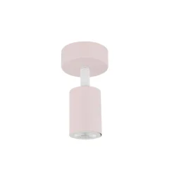 Wandspot Livia, roze, 13 cm, metaal, verstelbaar, GU10