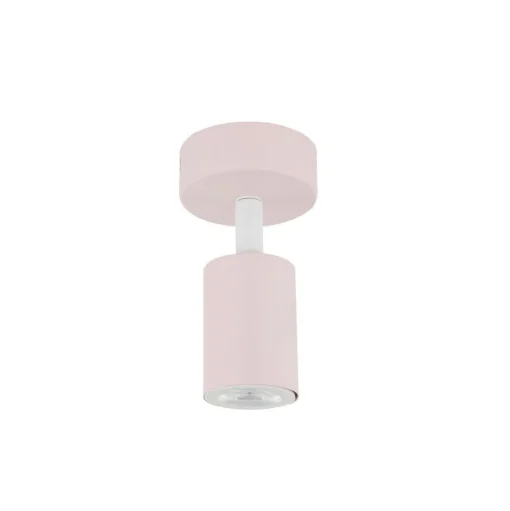 Wandspot Livia, roze, 13 cm, metaal, verstelbaar, GU10
