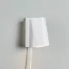 Wandspot Mono I met stekker wit