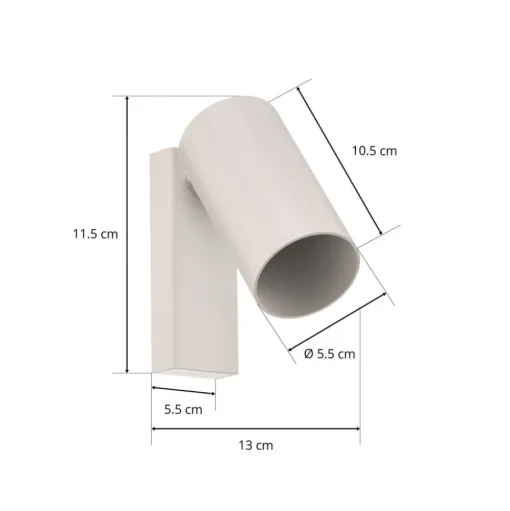 Wandspot Mono I wit
