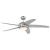Westinghouse Bendan LED-ventilator vleugels zilver