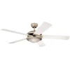 Westinghouse Comet-ventilator Titaan, wit u. Ahorn