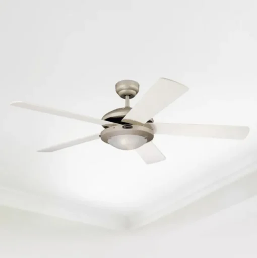 Westinghouse Comet-ventilator Titaan, wit u. Ahorn