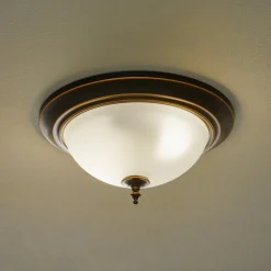 Westinghouse Harwell plafondlamp, brons