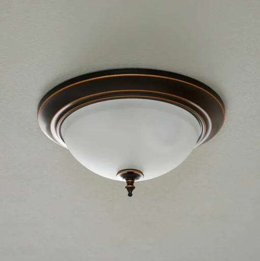 Westinghouse Harwell plafondlamp, brons