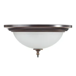 Westinghouse Harwell plafondlamp, brons