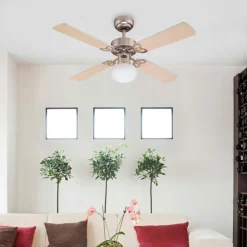Westinghouse Vegas ventilator met licht Licht, aluminium b.