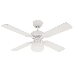 Westinghouse Vegas ventilator licht wit/dennenhout