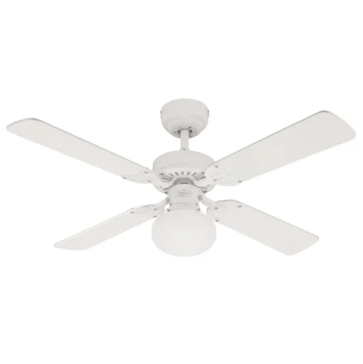 Westinghouse Vegas ventilator licht wit/dennenhout