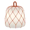 WEVER & DUCRÉ kap Costa 2.0, oranje, touw, Ø 28 cm