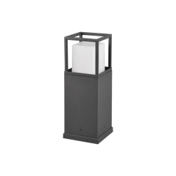 Witham LED sokkellamp, antraciet, CCT