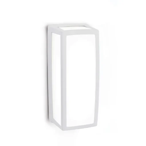 Witte LED buitenwandverlichting Bob, IP54