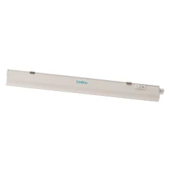 Witte Led-lichtbalk Eckenheim met schakelaar