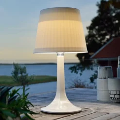 Witte LED-solartafellamp Assisi Sitra