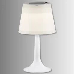 Witte LED-solartafellamp Assisi Sitra