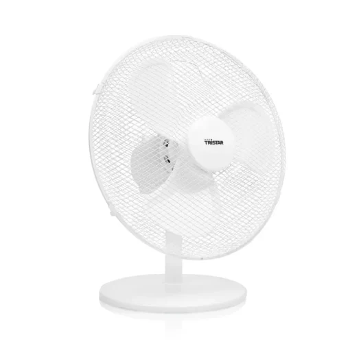 Witte tafelventilator VE-5727 met 3 instellingen