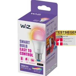 WiZ A60 LED lamp mat WiFi E27 8,5W RGBW