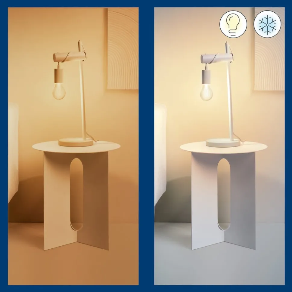 WiZ A60 LED lamp Wi-Fi E27 7W amber CCT