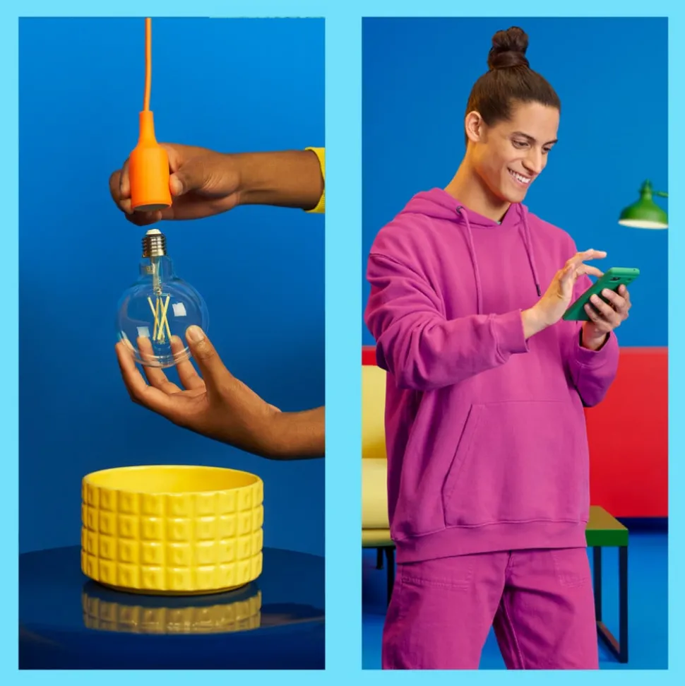 WiZ A60 LED lamp Wi-Fi E27 7W amber CCT