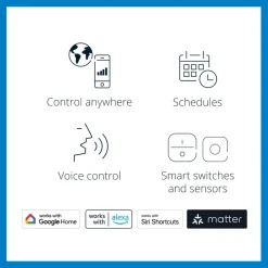 WiZ A60 LED lamp Wi-Fi E27 7W amber CCT