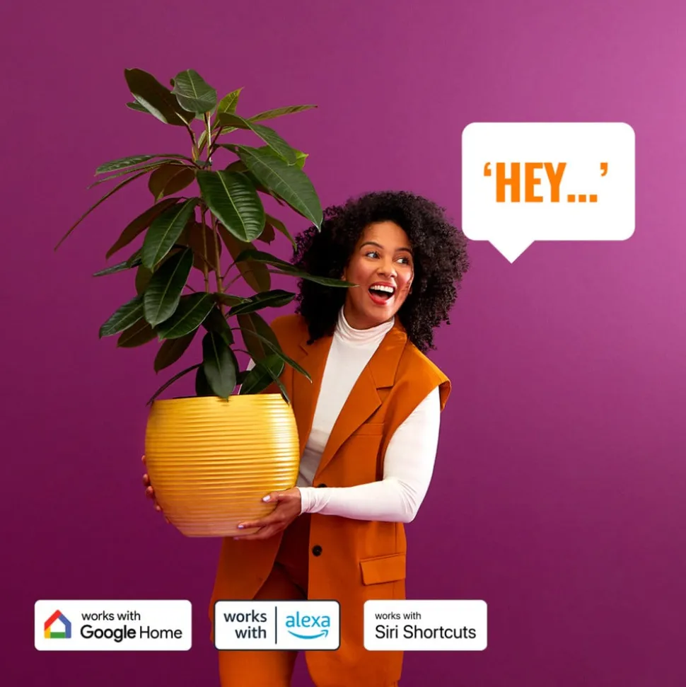 WiZ A60 LED lamp Wi-Fi E27 7W amber CCT