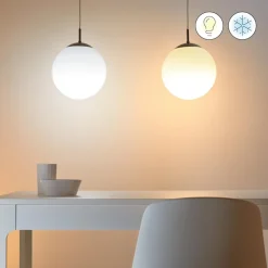 WiZ A60 LED mat WiFi E27 8,5W RGBW afstandsbediening set van 2