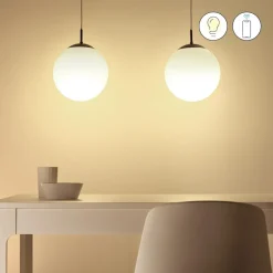 WiZ A60 LED mat WiFi E27 8,5W RGBW afstandsbediening set van 2