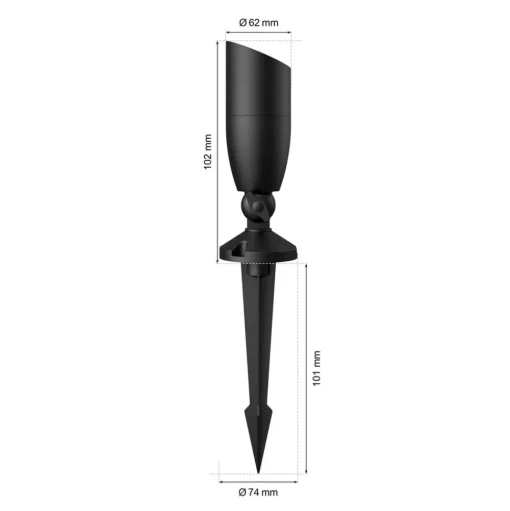 WiZ LED spot Ground uitbreiding enkelpak