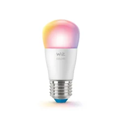 WiZ P45 LED lamp E27 4,9 W druppel gesatineerd RGBW