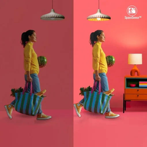 WiZ P45 LED lamp E27 4,9 W druppel gesatineerd RGBW