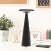 Zafferano Dama tafellamp IP54 zwart