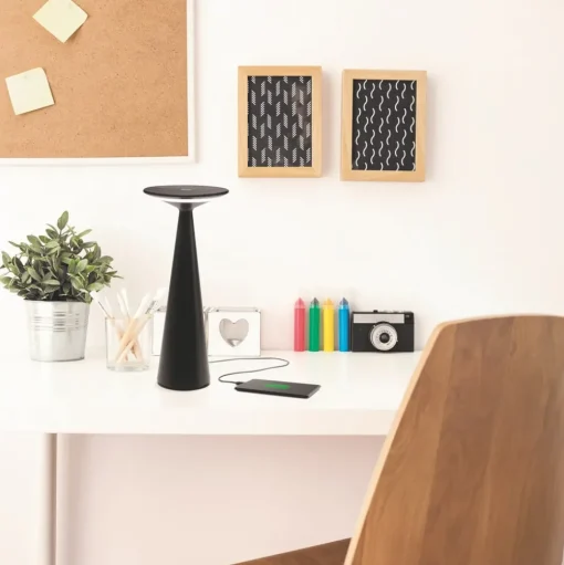 Zafferano Dama tafellamp IP54 zwart