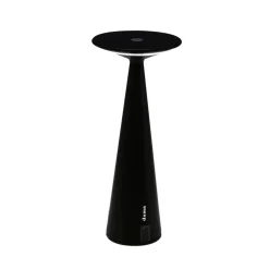 Zafferano Dama tafellamp IP54 zwart