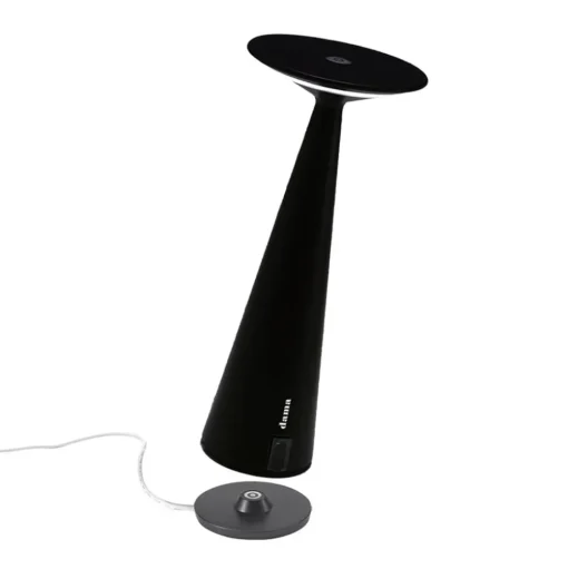 Zafferano Dama tafellamp IP54 zwart