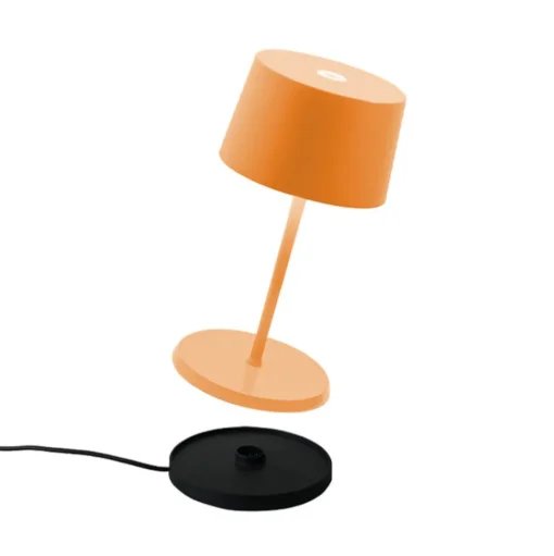 Zafferano Olivia mini 3K tafellamp oranje