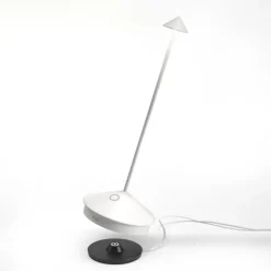 Zafferano Pina 3K tafellamp IP54 wit