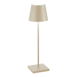 Zafferano Poldina accu-tafellamp IP65 zand
