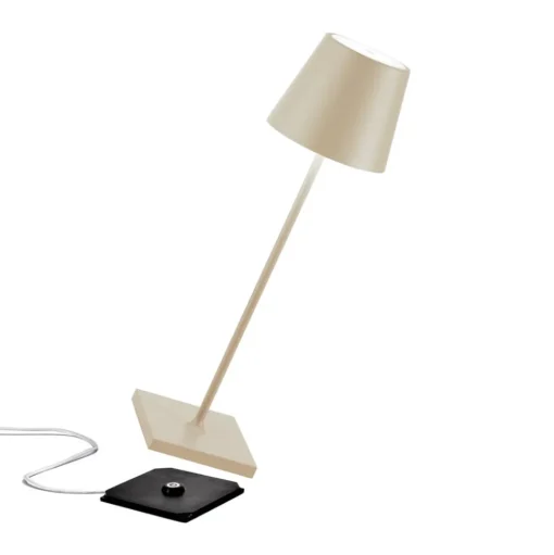 Zafferano Poldina accu-tafellamp IP65 zand