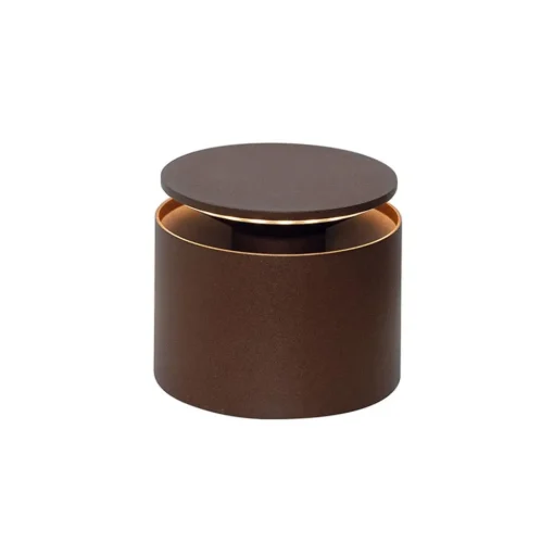 Zafferano push-up accu-tafellamp IP54 corten