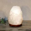 Zoutkristallamp Rock White Line, 2-3 kg