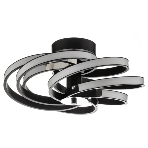 Zoya LED plafondlamp, zwart