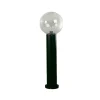 Zuillamp zwart met bubbelglas