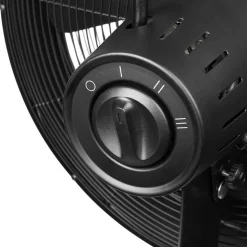 Zwart gelakte tafelventilator VE5928