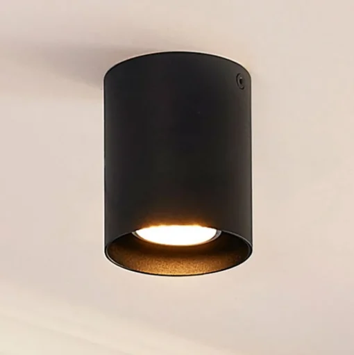 Zwarte plafondlamp Carson