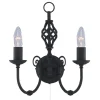Zwarte wandlamp ZANZIBAR