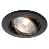 Zwenkbare 12V-inbouwring 68 mm mat zwart