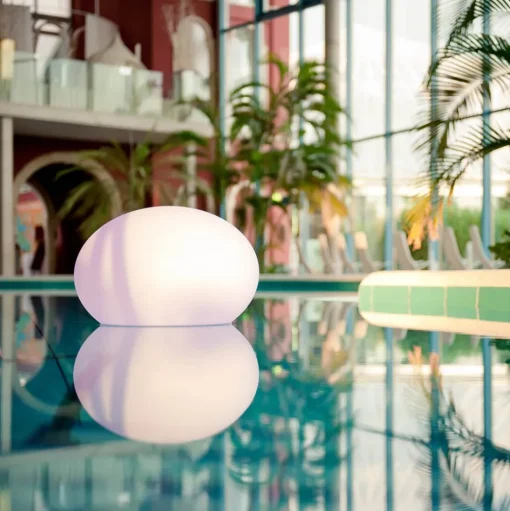 Zwevende LED sfeerlamp Flatball L